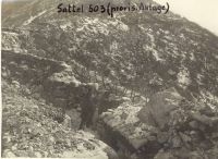 Monte Santo - Sattel 503 provisorische Anlage